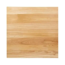 Plateau de Table Carré Pré-Percé Coloris Bois Naturel 700mm - Bolero