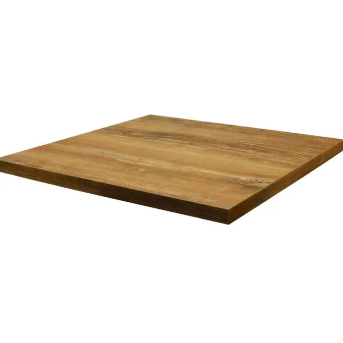 Plateau de Table Carré Tavola 60X60 Rovère Slavona - Ligne CHR