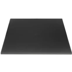 Plateau de Table d'Extérieur Carré Noir Mat 700 mm - Bolero