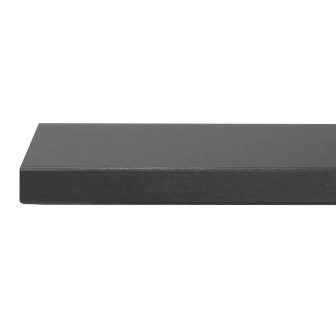 Plateau de Table d'Extérieur Carré Noir Mat 700 mm - Bolero
