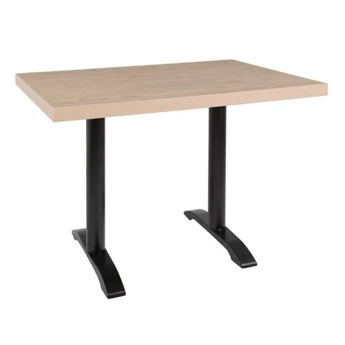 Plateau de Table Rectangulaire Pré-Percé Naturel Antique 700mm - Bolero