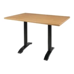 Plateau de Table Rectangulaire Pré-Percé Coloris Frêne Naturel 700x1100mm - Bolero