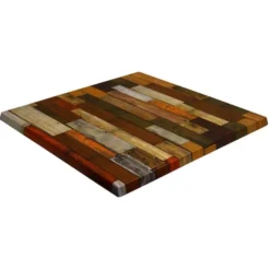 Plateau de Table Restaurant Werzalit 70X70 Plancha Rouge - Ligne CHR
