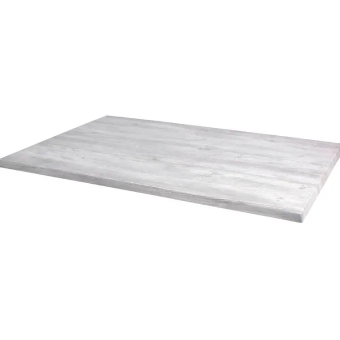 Plateau de Table Werzalit 110X70 Ponderosa Blanc - Ligne CHR
