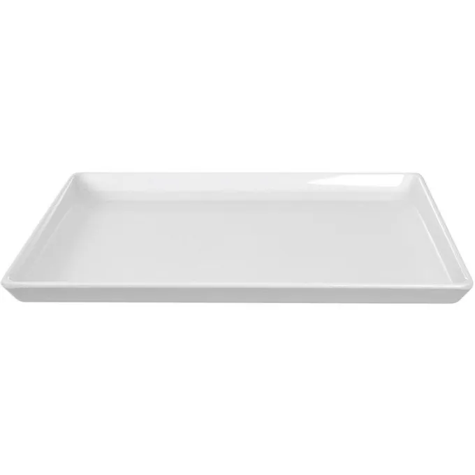 Plateau empilable en mélamine APS Float blanc GN 1/2