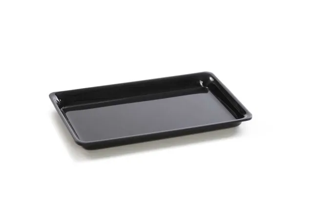 Plateau en Plexiglas gastronorme GN 1/4 265x162x17mm Noir - Matériel CHR Pro