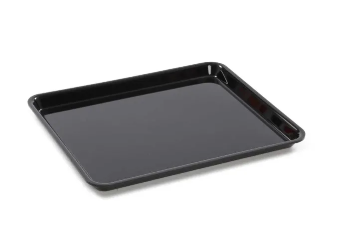 Plateau en Plexiglas gastronorme GN 1/2 325x265x17mm Noir - Matériel CHR Pro