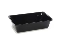 Plateau en Plexiglas gastronorme GN 1/3 325x176x80mm Noir - Matériel CHR Pro