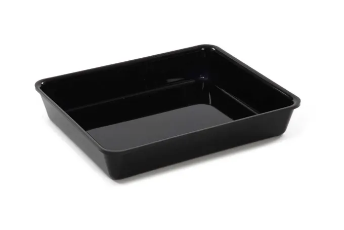 Plateau en Plexiglas gastronorme GN 1/2 325x265x50mm Noir - Matériel CHR Pro