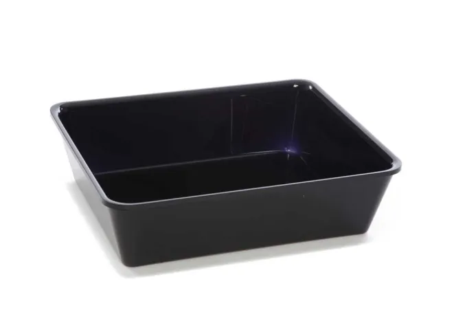 Plateau en Plexiglas gastronorme GN 1/2 325x265x80mm Noir - Matériel CHR Pro