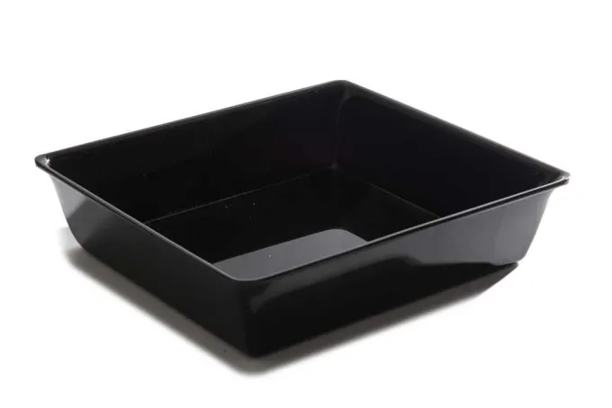 Plateau en Plexiglas gastronorme GN 2/3 354x325x80mm Noir - Matériel CHR Pro