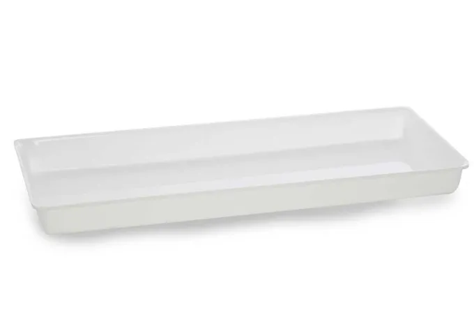 Plateau en Plexiglas gastronorme GN 2/5 530x210x40mm Blanc - Matériel CHR Pro