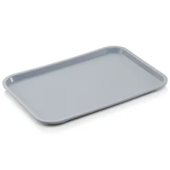 Plateau en Polypropylène gris clair L 455 mm l 355 mm H 20 mm - Was Germany