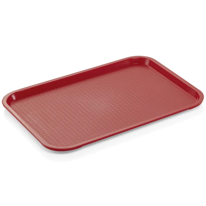 Plateau en Polypropylène rouge L 350 mm l 270 mm H 20 mm - Was Germany