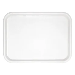 PLATEAU FAST FOOD EN PLASTIQUE OLYMPIA BLANC 345 X 265MM - Kristallon
