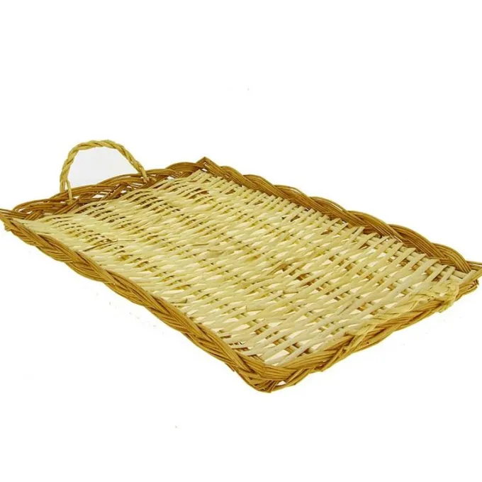 Plateau Osier Rectangle Comté 47X30 Lot de 20 - Créapak
