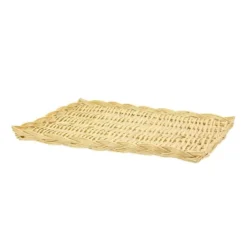 Plateau Osier Rectangle Nectaire 47X30 Lot de 20 - Créapak