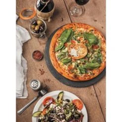 Plateau à Pizza en Ardoise 330(Ø)mm - Olympia