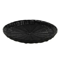 Plateau Polypropylène Rond Noir Plastic Ø30 Lot de 100 - Créapak