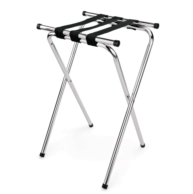 Plateau/portoir a bagages en Acier Chrome L 390 mm l 465 mm H 820 mm - Was Germany