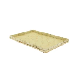 Plateau rectangle Bambou Zela 30x20 cm - Lot de 20 - Créapak
