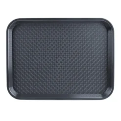 Plateau Self-Service Anthracite 265x345 mm - Olympia Kristallon