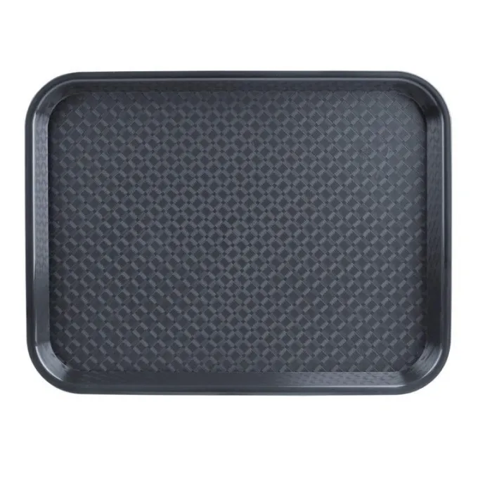 Plateau Self-Service Anthracite 265x345 mm - Olympia Kristallon