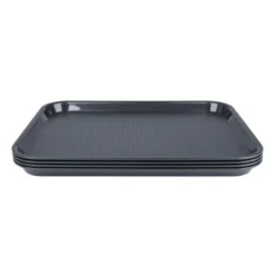 Plateau Self-Service Anthracite 265x345 mm - Olympia Kristallon