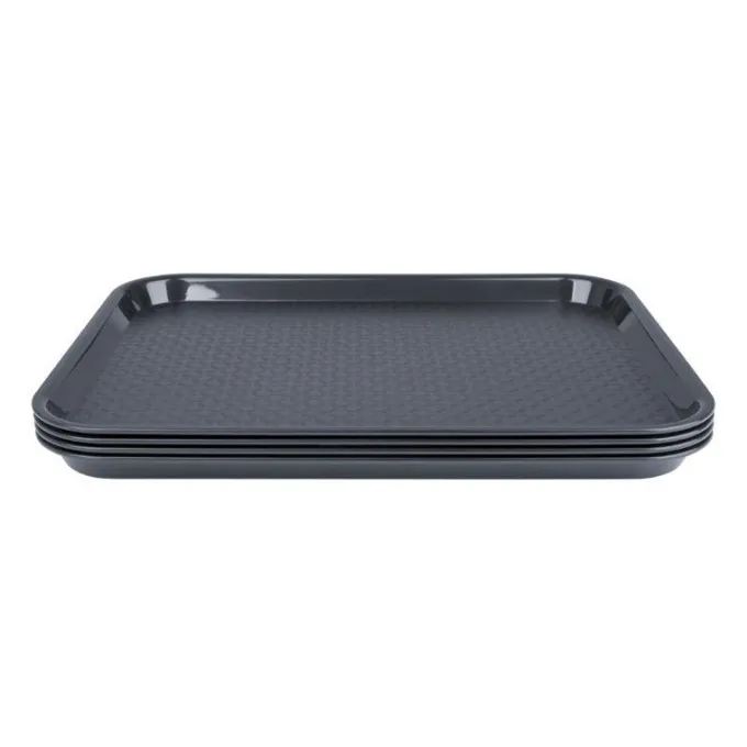 Plateau Self-Service Anthracite 265x345 mm - Olympia Kristallon