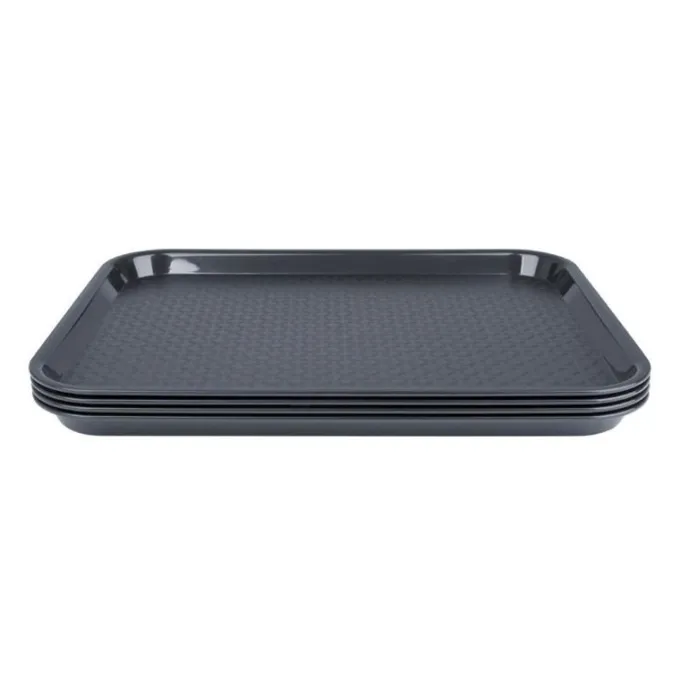 Plateau Self-Service Anthracite 340x450 mm - Olympia Kristallon