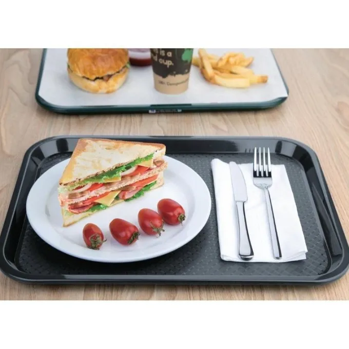 Plateau Self-Service Kristallon Anthracite 305x415 mm - Olympia