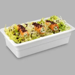 Plat en Mélamine Blanc GN 1/4 - P 65 mm - Pujadas