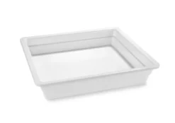 Plat en Mélamine Blanc GN 2/3 - P 65 mm - Pujadas