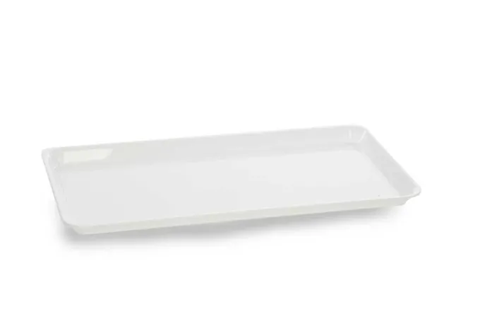 Plat en Plexiglas grande surface Blanc 410x210x17mm - Matériel CHR Pro