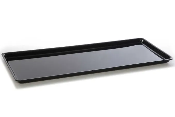 Plat en Plexiglas grande surface Noir 670x270x17mm - Matériel CHR Pro