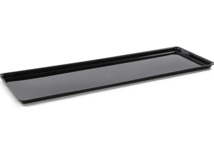 Plat en Plexiglas grande surface Noir 760x265x17mm - Matériel CHR Pro