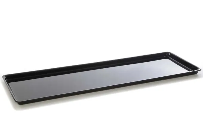 Plat en Plexiglas grande surface Noir 830x270x17mm - Matériel CHR Pro