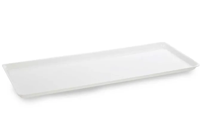 Plat en Plexiglas grande surface Blanc 670x270x17mm - Matériel CHR Pro