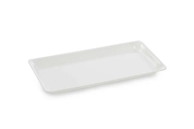 Plat en Plexiglas à pâté Blanc 290x150x17mm - Matériel CHR Pro