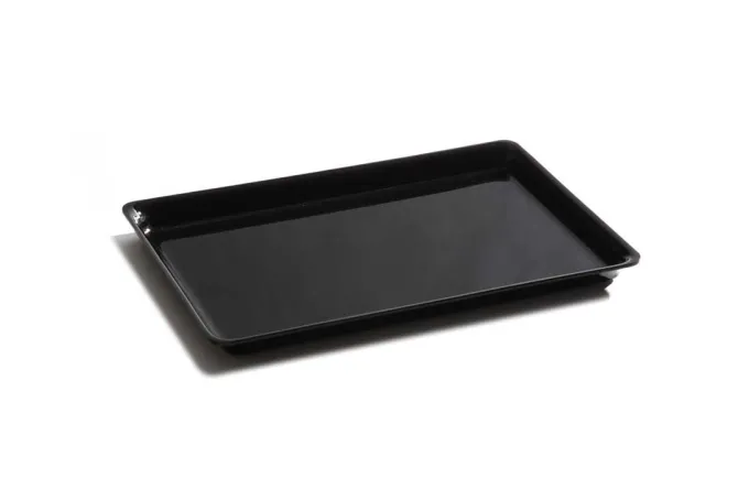 Plat en Plexiglas à pâté Noir 295x195x17mm - Matériel CHR Pro