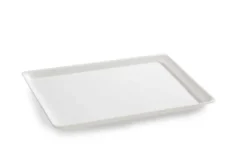 Plat en Plexiglas rectangulaire avec coins arrondis Blanc 325x225x17mm - Matériel CHR Pro