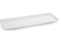 Plat en Plexiglas rectangulaire avec coins arrondis Blanc 500x175x17mm - Matériel CHR Pro