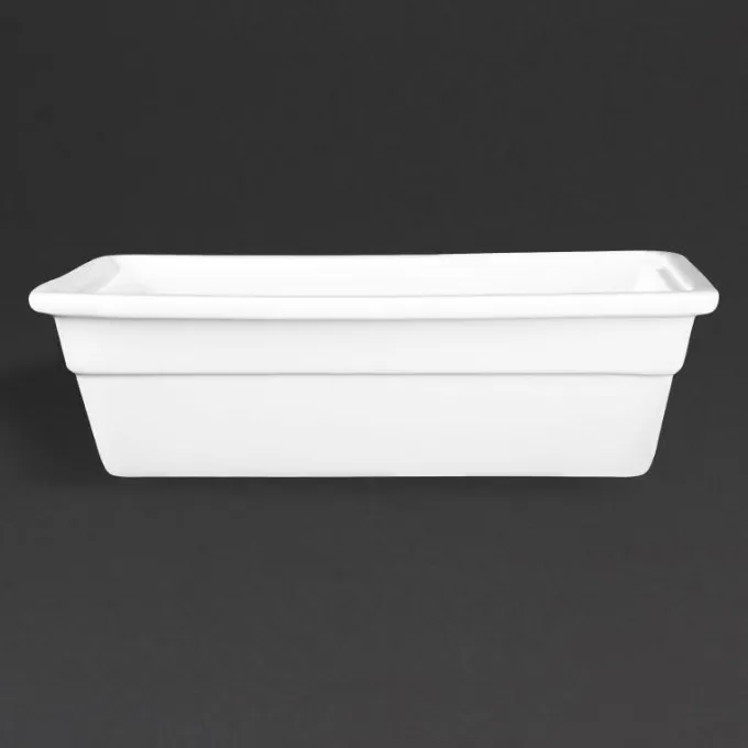 Plat en Porcelaine GN 1/3 100 mm - Olympia