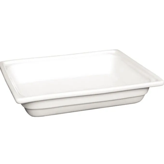 Plat en Porcelaine GN 1/2 100 mm - Olympia