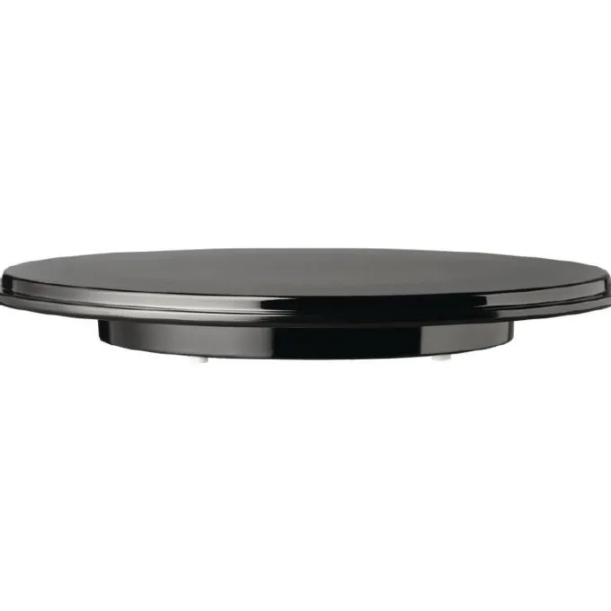 Plat à gâteau en mélamine noir Pure APS 310 mm