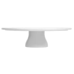 Plat à gâteau sur pied en porcelaine - 330 mm