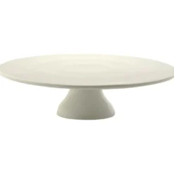 Plat à gâteau sur pied en porcelaine - 330 mm