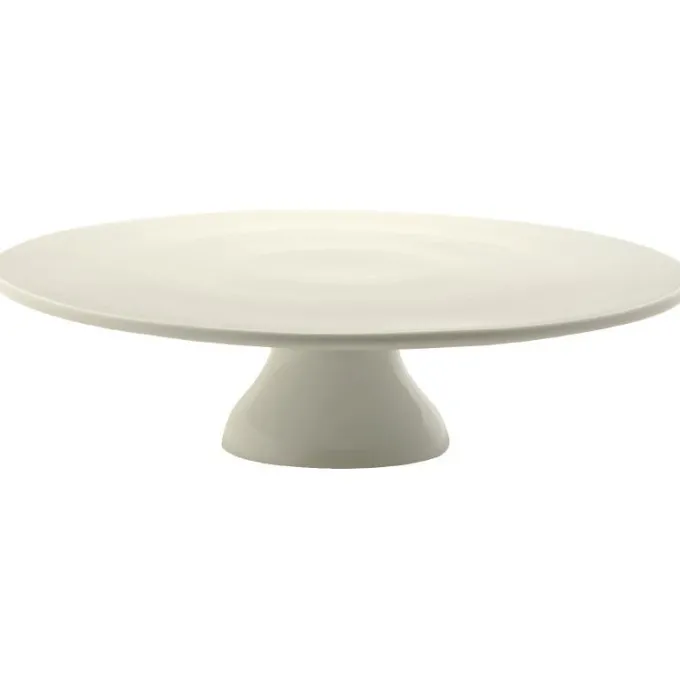 Plat à gâteau sur pied en porcelaine - 330 mm