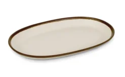 Plat Ovale en Mélaminé Collection Halo 25,5 x 14,5 cm - Pujadas