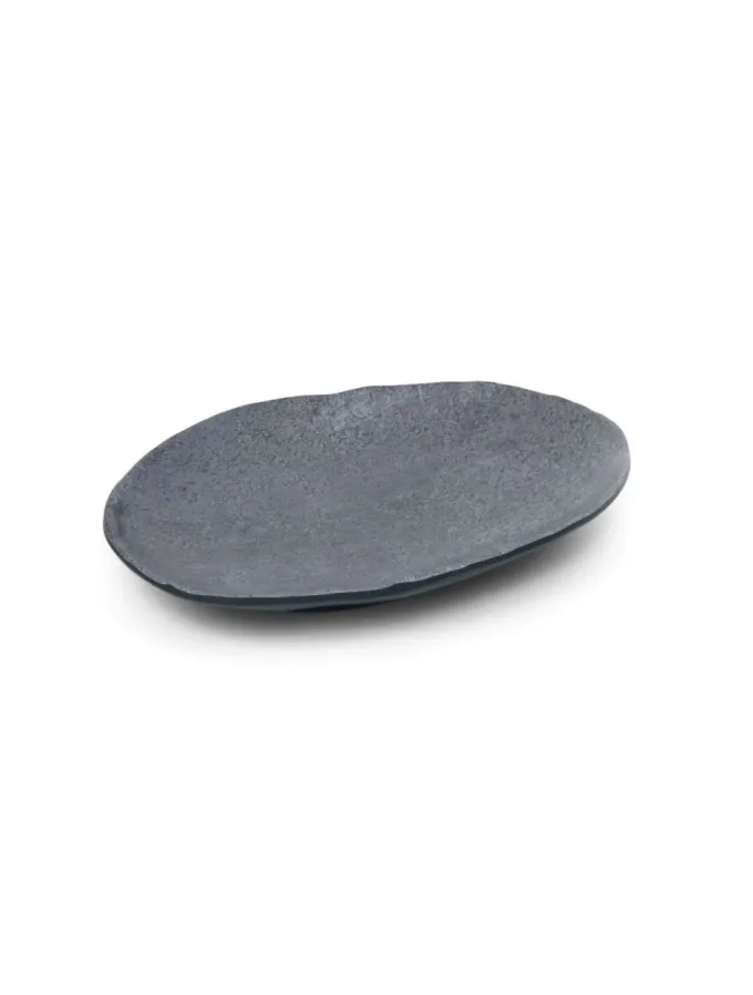 Plat Ovale Stonehenge en Mélamine - 24,1x17,2 cm - Pujadas